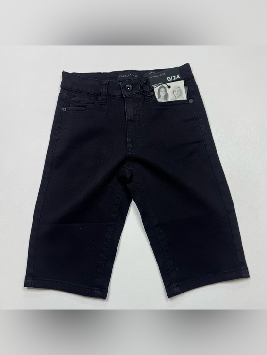 Kendall & Kylie Pants - Kendall & Kylie 11in Stretch Black Jean Shorts Size 24/0